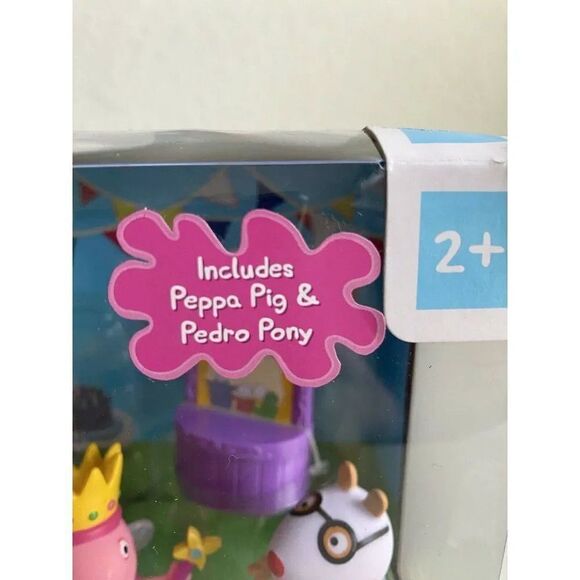 PEPPA PIG Pinata Party Playset Pedro Pony Peppa Pig Figures Jazwares New Sealed - Picture 5 of 10